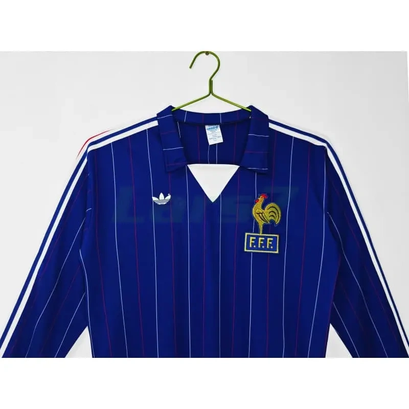 Camiseta Francia 1ª Equipación Retro 1980/82 ML Azul