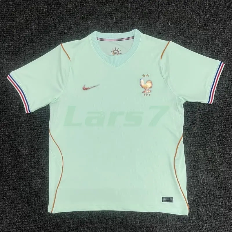 Camiseta Francia 2ª Equipación Mundial 2026 Verde Menta