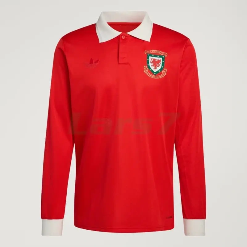 Camiseta Gales 150 Aniversario Edición 2026 ML Rojo