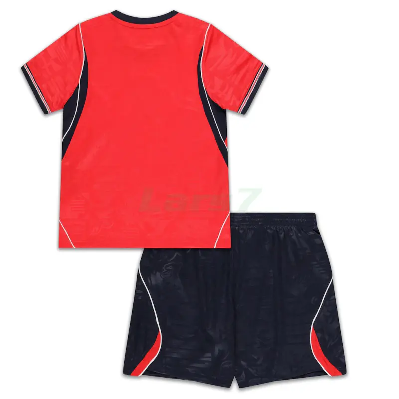 Camiseta Inglaterra 2ª Equipación Mundial 2026 Rojo/Azul Niño Kit