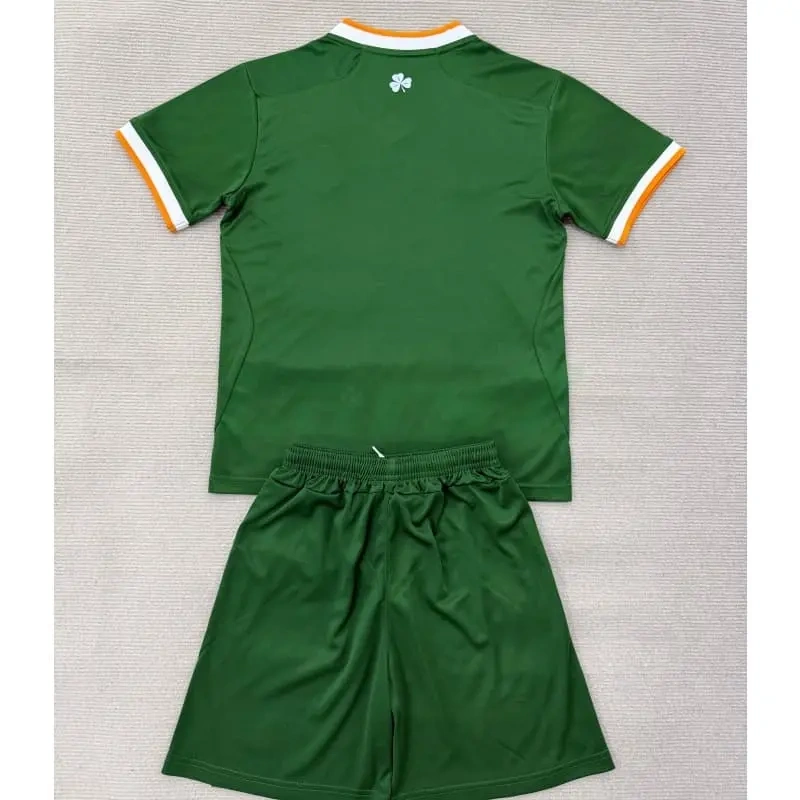 Camiseta Irland 1ª Equipación Mundial 2026 Verde/Blanco Niño Kit