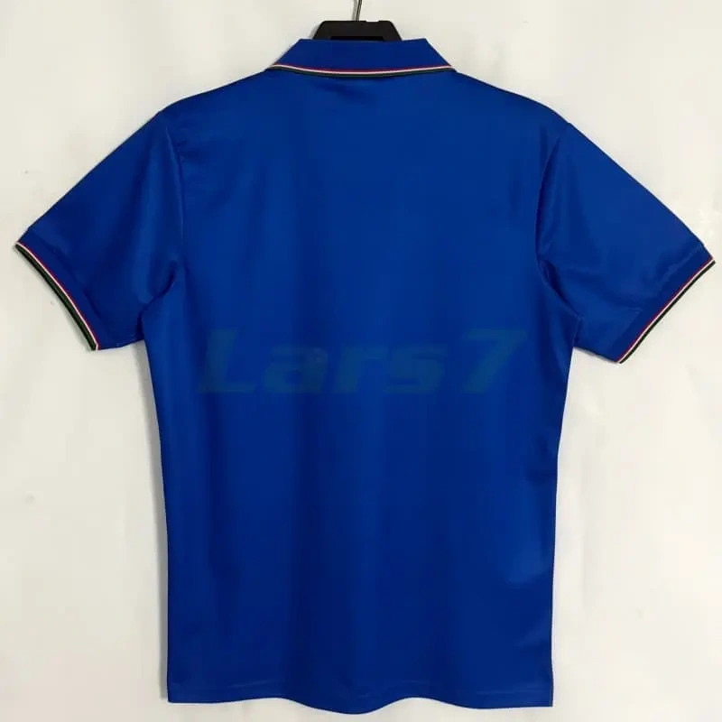 Camiseta Italia 1ª Equipación Retro 1990 Azul