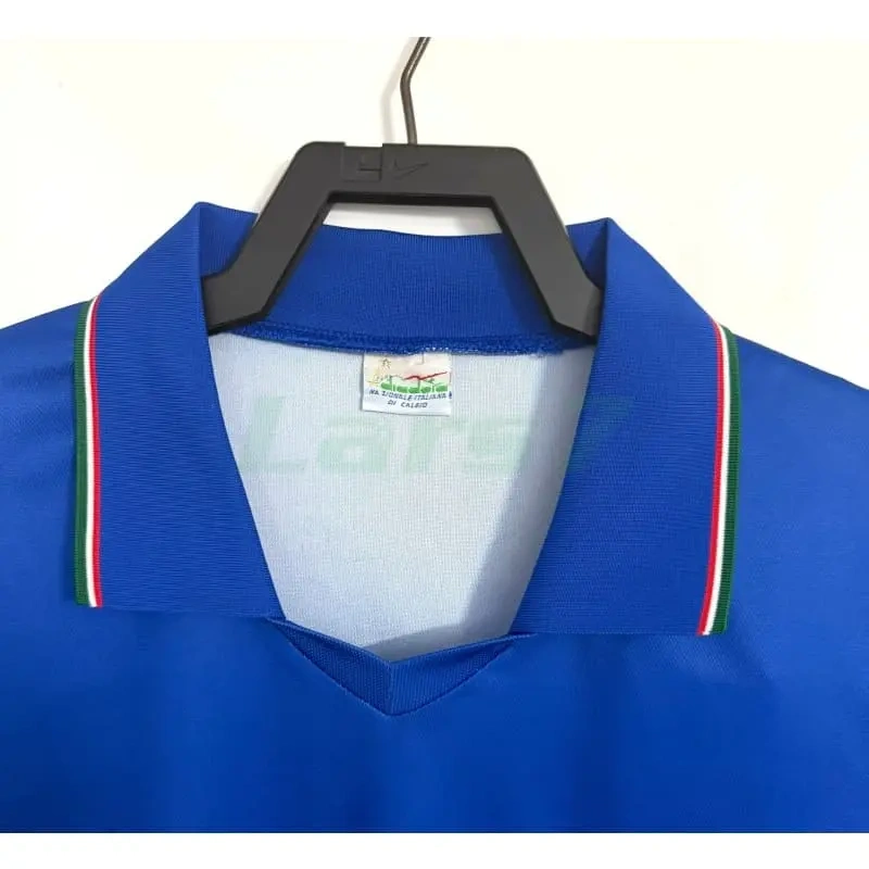 Camiseta Italia 1ª Equipación Retro 1990 Azul