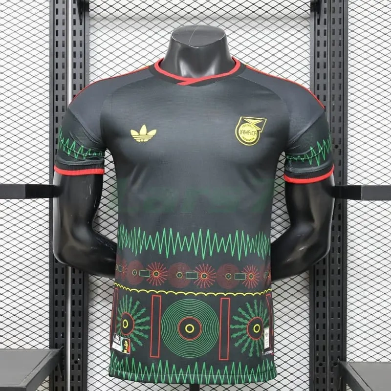 Camiseta Jamaica 2ª Equipación Mundial 2026 Negro (EDICIÓN JUGADOR)