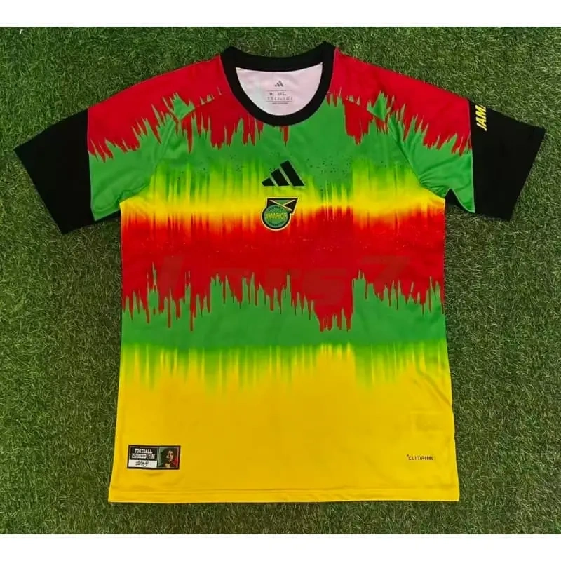 Camiseta Jamaica x Bob Marley 1ª Equipación 2026 Verde/Rojo/Amarillo