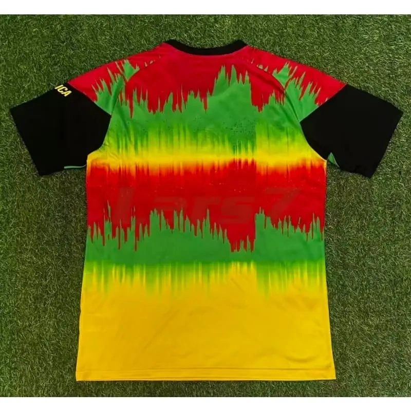 Camiseta Jamaica x Bob Marley 1ª Equipación 2026 Verde/Rojo/Amarillo