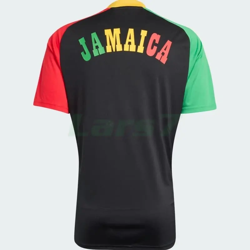 Camiseta Jamaica x Bob Marley 2ª Equipación 2026 Negro/Verde/Rojo