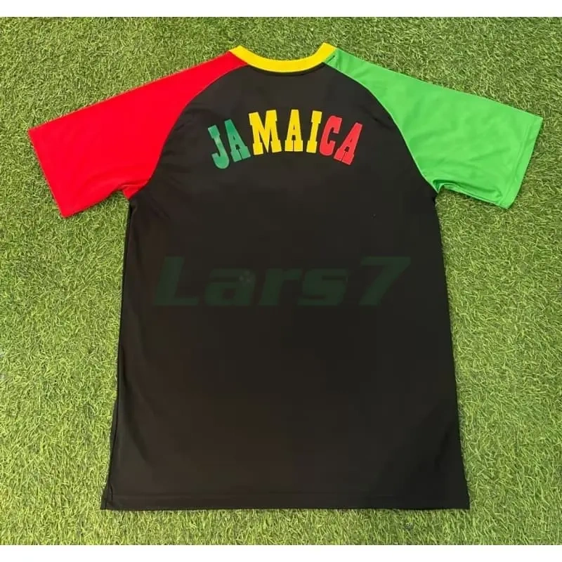 Camiseta Jamaica x Bob Marley 2ª Equipación 2026 Negro/Verde/Rojo