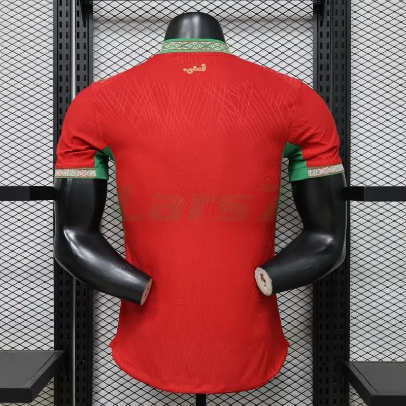 Camiseta Marruecos 1ª Equipación Mundial 2026 Rojo (EDICIÓN JUGADOR)