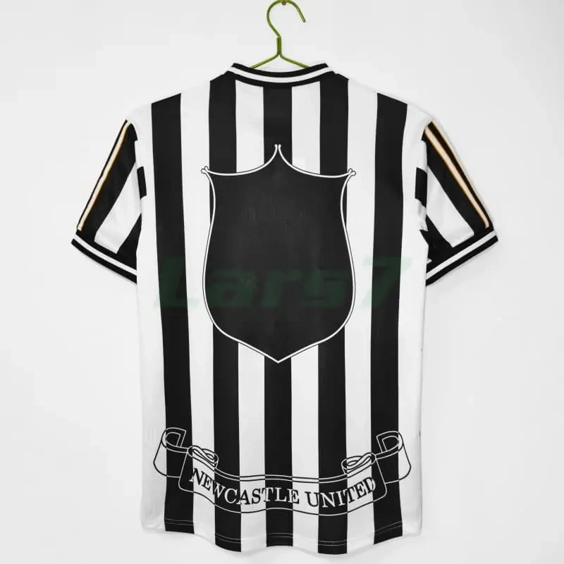 Camiseta Newcastle United 1ª Equipación Retro 1997/99 Negro/Blanco