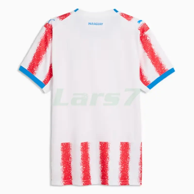 Camiseta Paraguay 1ª Equipación Mundial 2026 Rojo/Blanco