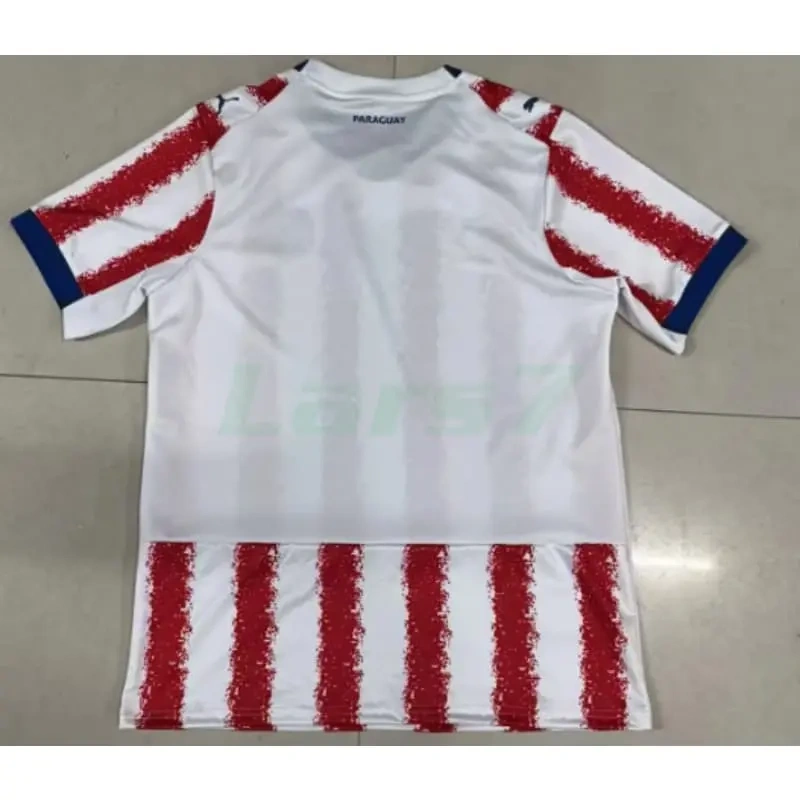 Camiseta Paraguay 1ª Equipación Mundial 2026 Rojo/Blanco