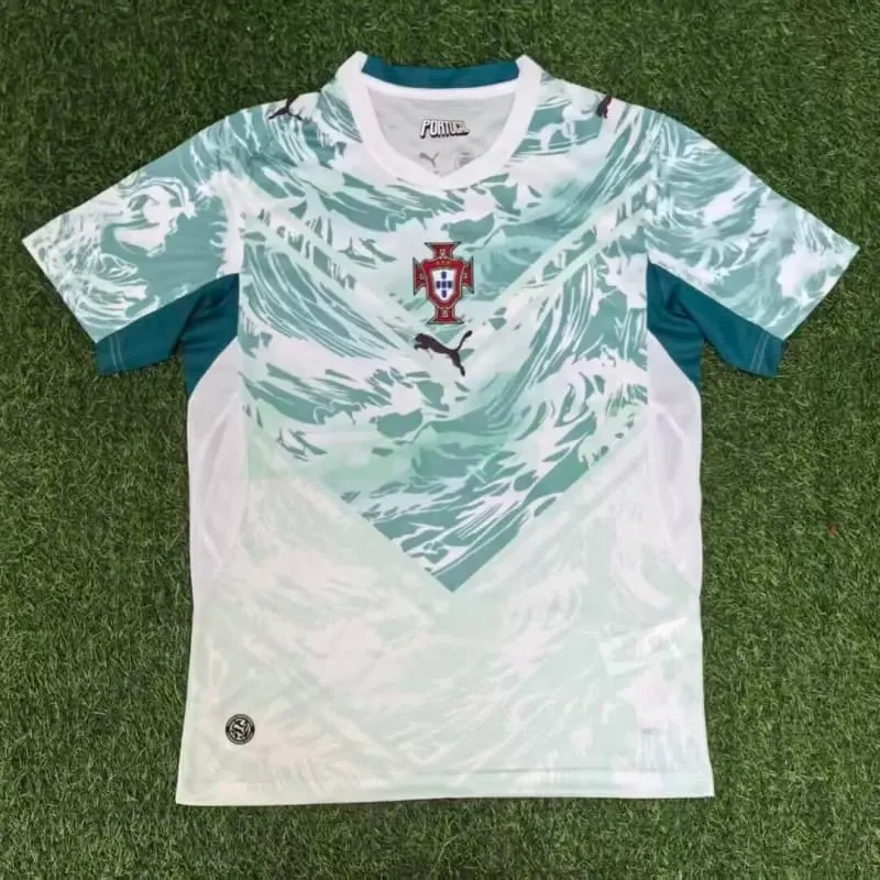 Camiseta Portugal 2ª Equipación Mundial 2026 Verde/Blanco
