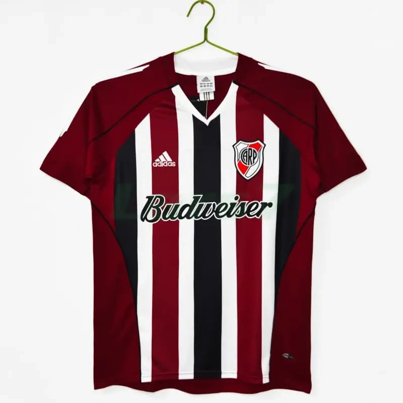 Camiseta River Plate 2ª Equipación Retro 2005/06 Rojo/Negro