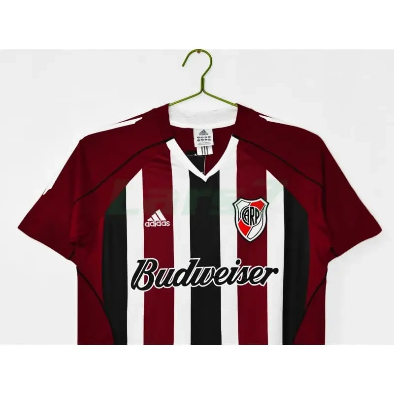 Camiseta River Plate 2ª Equipación Retro 2005/06 Rojo/Negro