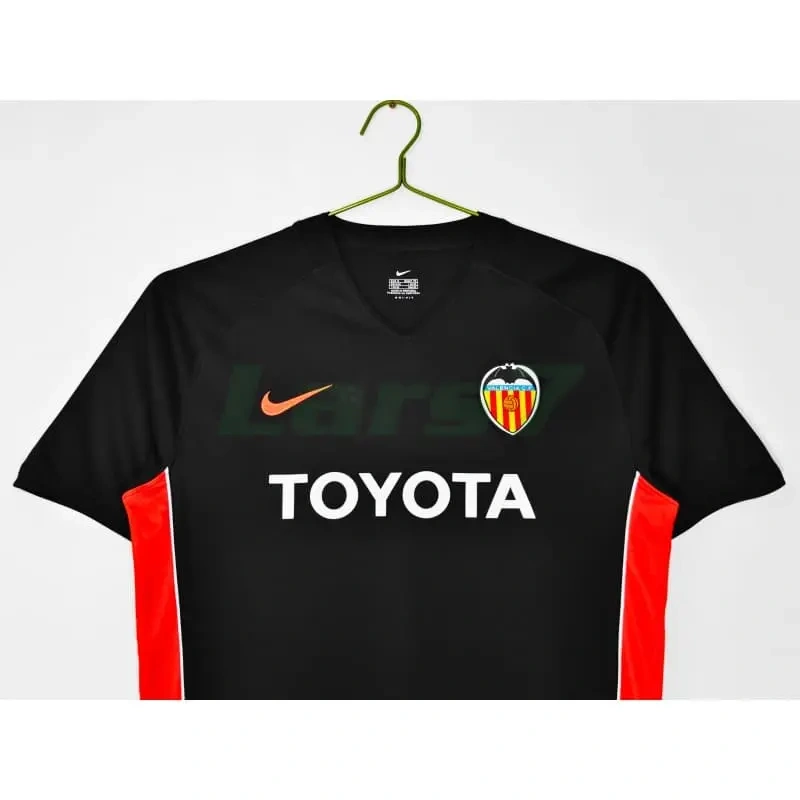 Camiseta Valencia 2ª Equipación Retro 2006/07 Negro