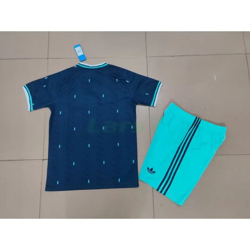 Camiseta Alemania 2ª Equipación Mundial 2026 Azul Niño Kit