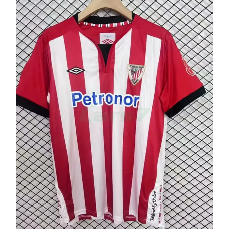 Camiseta Athletic de Bilbao 1ª Equipación Retro 2011/12 Rojo/Blanco