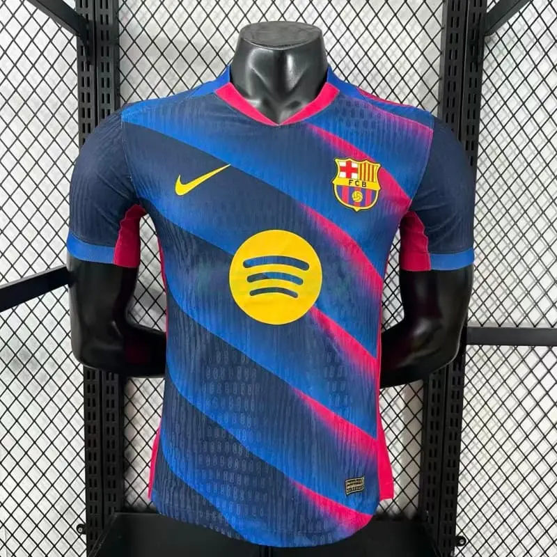 Camiseta Barcelona 2025/2026 Edición Especial Azul/Rosa (EDICIÓN JUGADOR)
