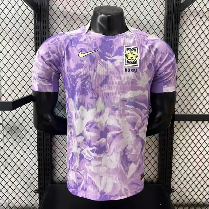 Camiseta Corea del Sur 2ª Equipación Mundial 2026 Morado Claro (EDICIÓN JUGADOR)