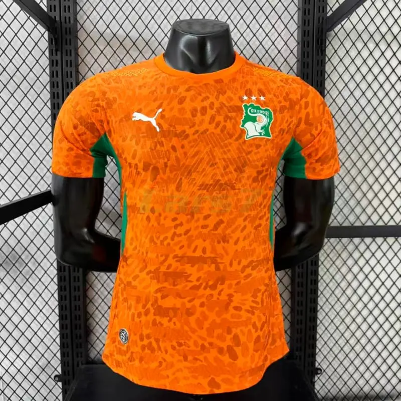 Camiseta Costa de Marfil 1ª Equipación Mundial 2026 Naranja (EDICIÓN JUGADOR)