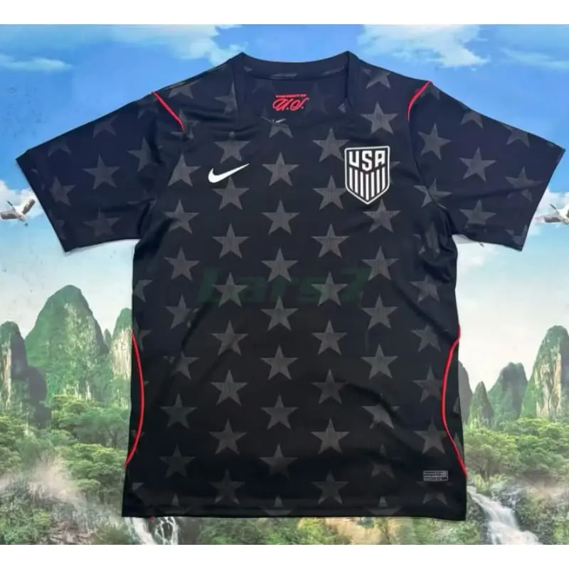 Camiseta EE.UU 2ª Equipación Mundial 2026 Negro Obsidiana