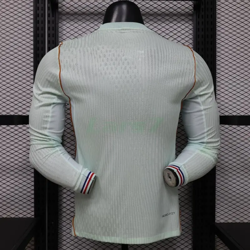 Camiseta Francia 2ª Equipación Mundial 2026 ML Verde Menta (EDICIÓN JUGADOR)