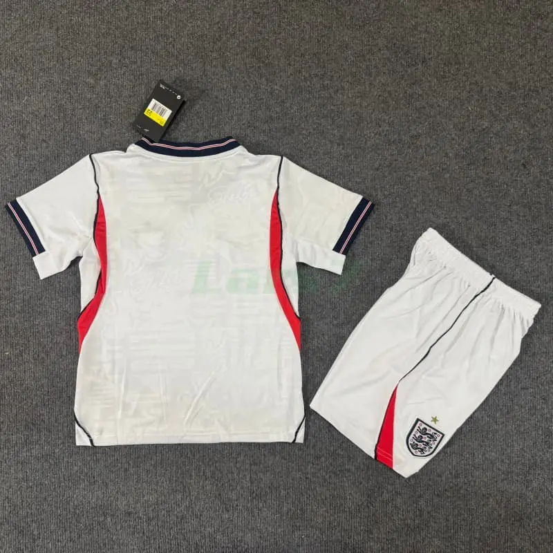 Camiseta Inglaterra 1ª Equipación Mundial 2026 Blanco Niño Kit