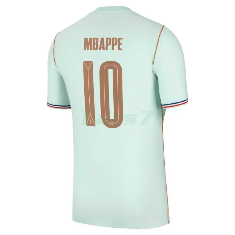 Camiseta MBAPPE 10 Francia 2ª Equipación Mundial 2026 Verde Menta