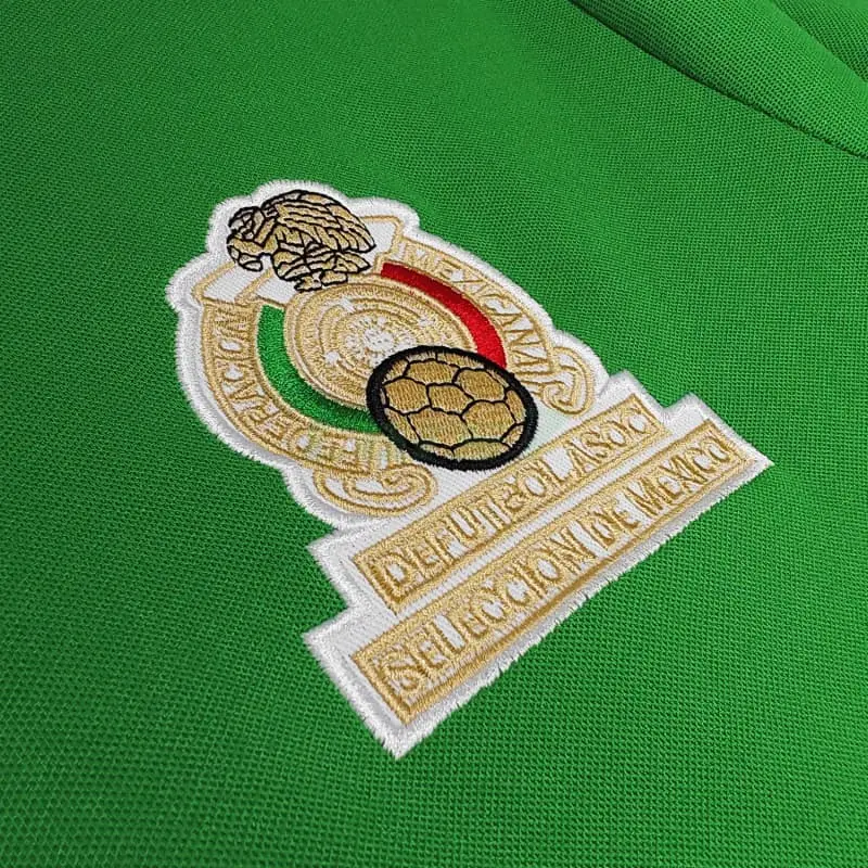 Camiseta México 1ª Equipación Retro 1986 Verde