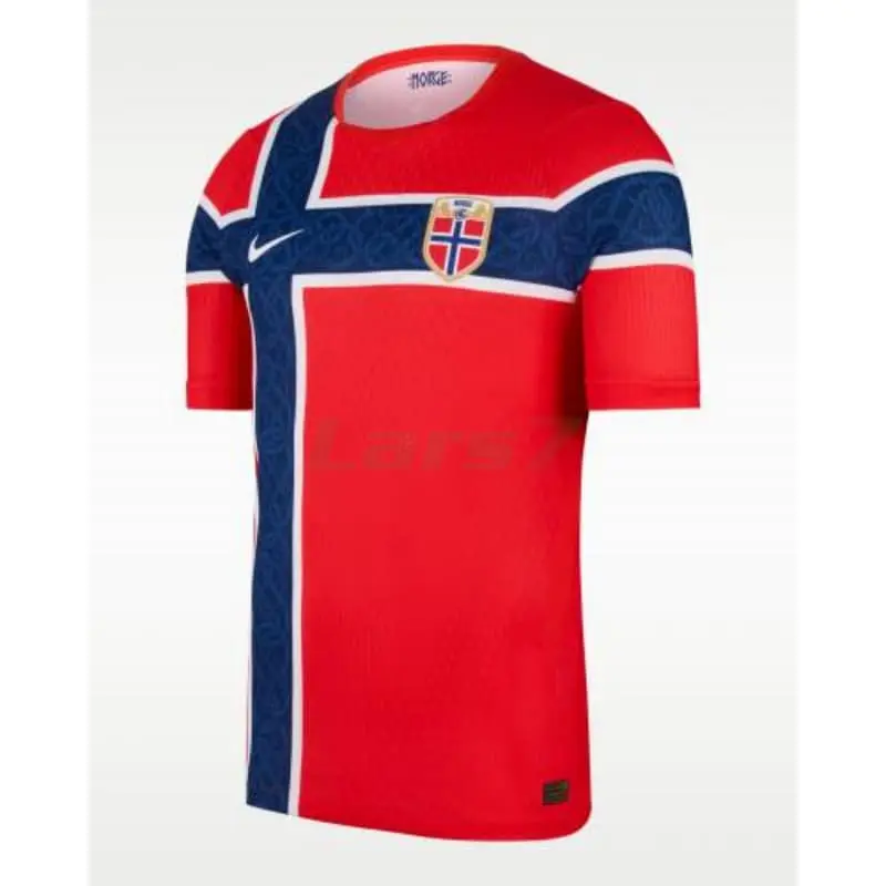 Camiseta Noruega 1ª Equipación Mundial 2026 Rojo/Azul