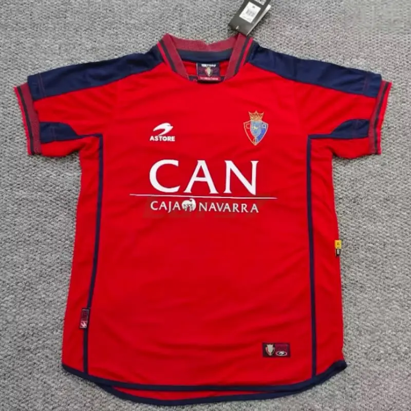 Camiseta Osasuna 1ª Equipación Retro 2000/02 Rojo