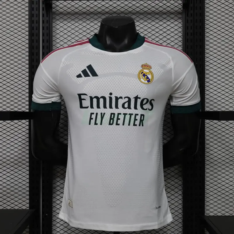Camiseta Real Madrid 1ª Equipación 2026/2027 Blanco con Parche HP (EDICIÓN JUGADOR)