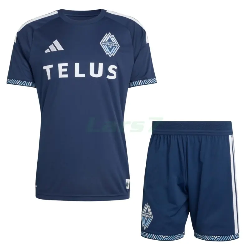 Camiseta Vancouver Whitecaps 2ª Equipación 2026/2027 Azul Niño Kit