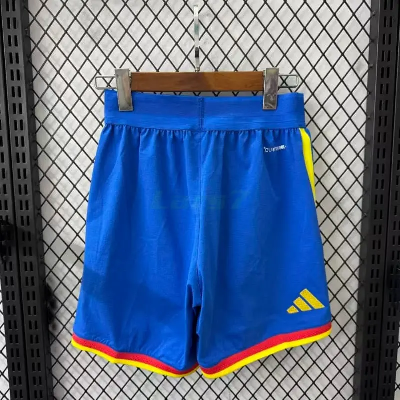 Pantalón Corto Colombia 1ª Equipación Mundial 2026 Azul (EDICIÓN JUGADOR)