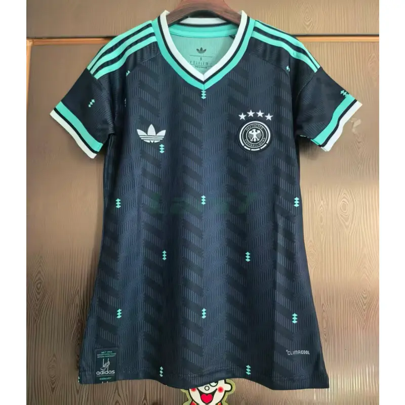 Camiseta Alemania 2ª Equipación Mundial 2026 Azul Mujer