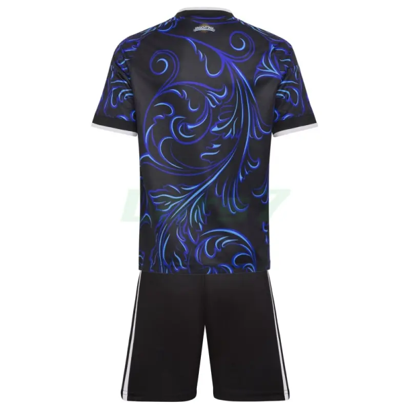 Camiseta Argentina 2ª Equipación Mundial 2026 Azul Niño Kit con FIFA2022