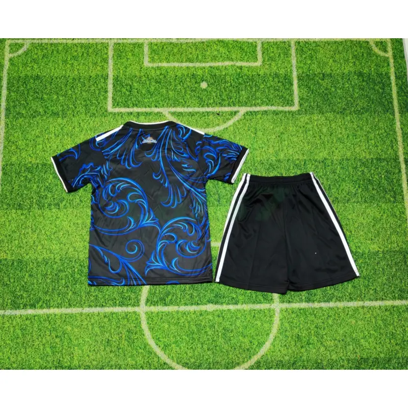 Camiseta Argentina 2ª Equipación Mundial 2026 Azul Niño Kit con FIFA2022