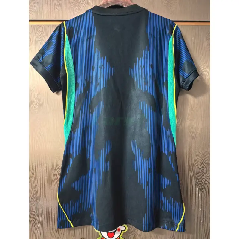 Camiseta Brasil 2ª Equipación Mundial 2026 Azul Mujer