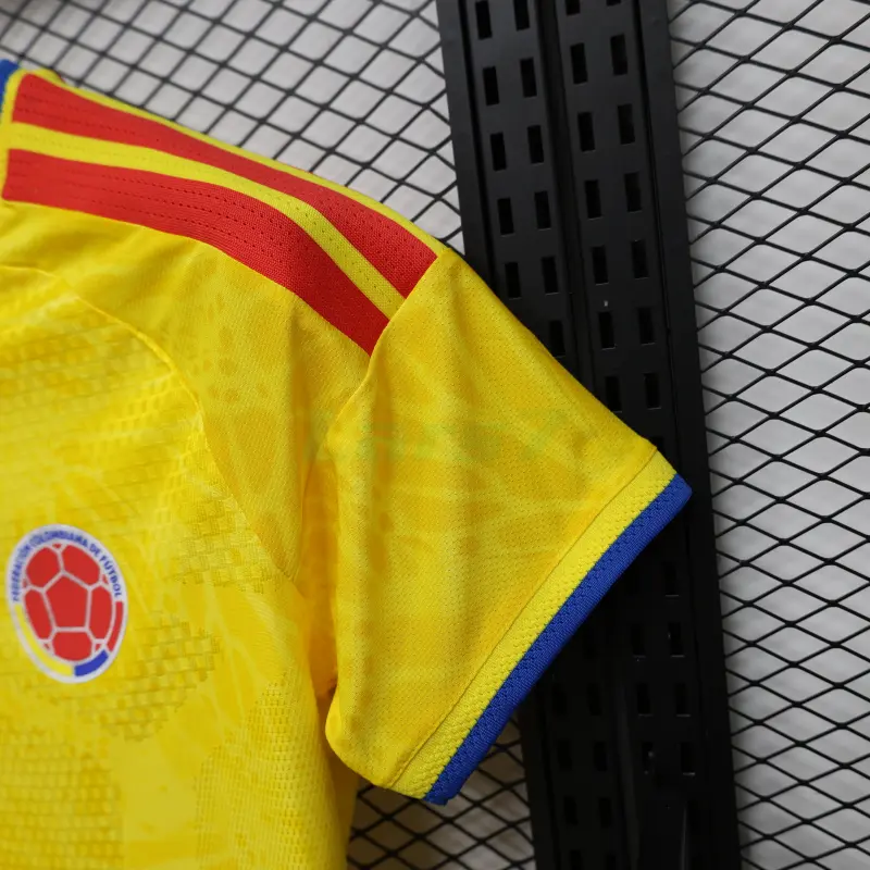 Camiseta Corta Colombia 1ª Equipación Mundial 2026 Corta Amarillo Mujer