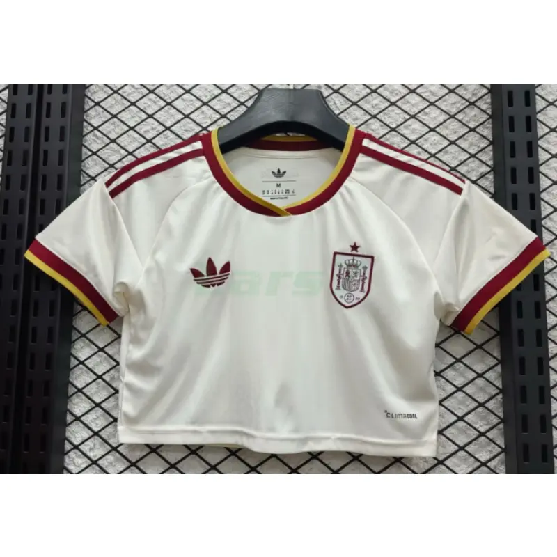 Camiseta Corta España 2ª Equipación Mundial 2026 Blanco Mujer