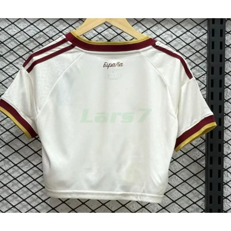 Camiseta Corta España 2ª Equipación Mundial 2026 Blanco Mujer