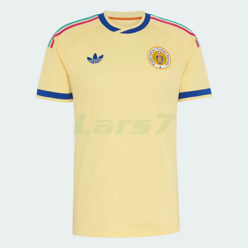 Camiseta Curacao 2ª Equipación Mundial 2026 Amarillo Claro