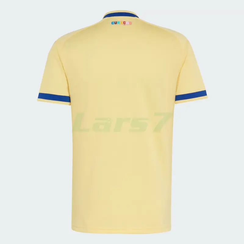 Camiseta Curacao 2ª Equipación Mundial 2026 Amarillo Claro