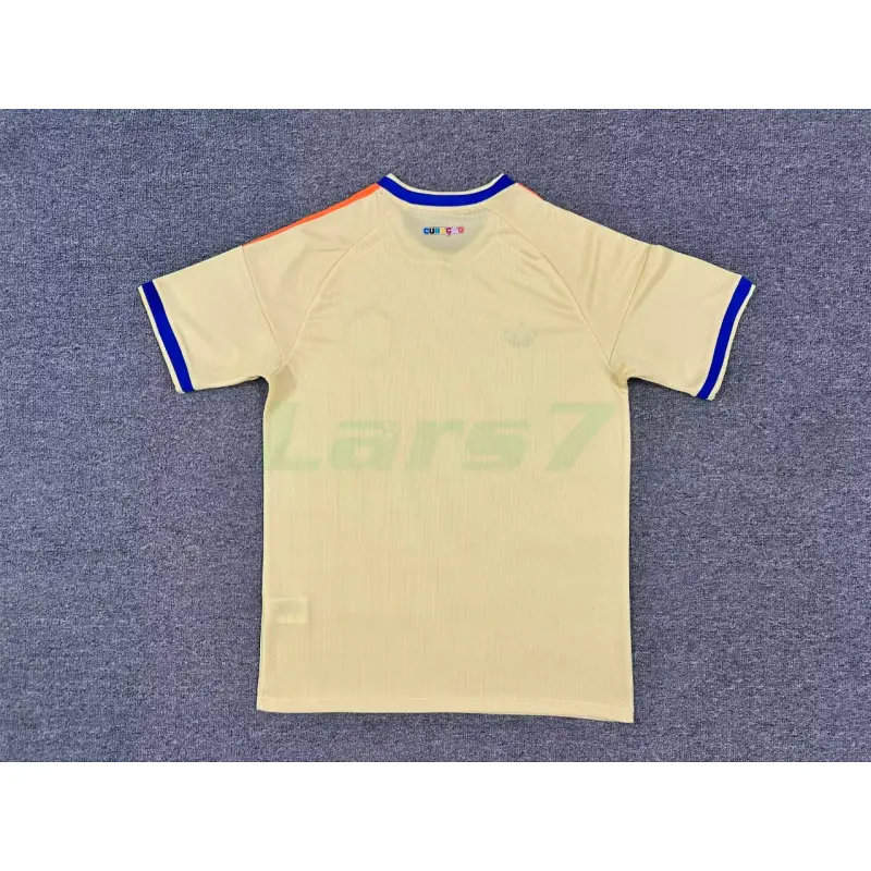 Camiseta Curacao 2ª Equipación Mundial 2026 Amarillo Claro