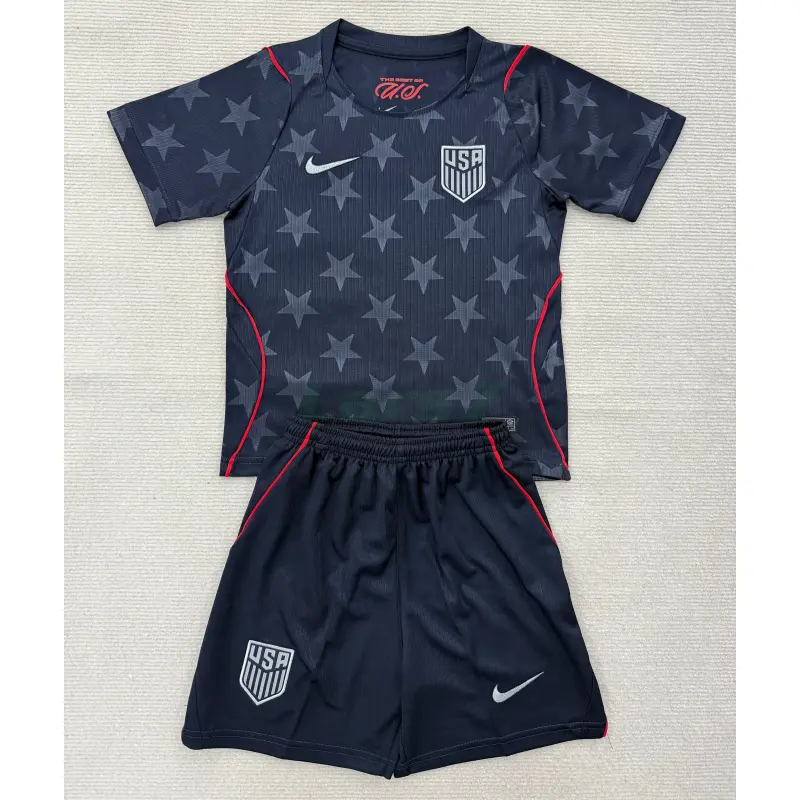 Camiseta EE.UU 2ª Equipación Mundial 2026 Negro Obsidiana