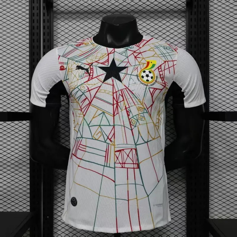 Camiseta Ghana 1ª Equipación Mundial 2026 Blanco (EDICIÓN JUGADOR)