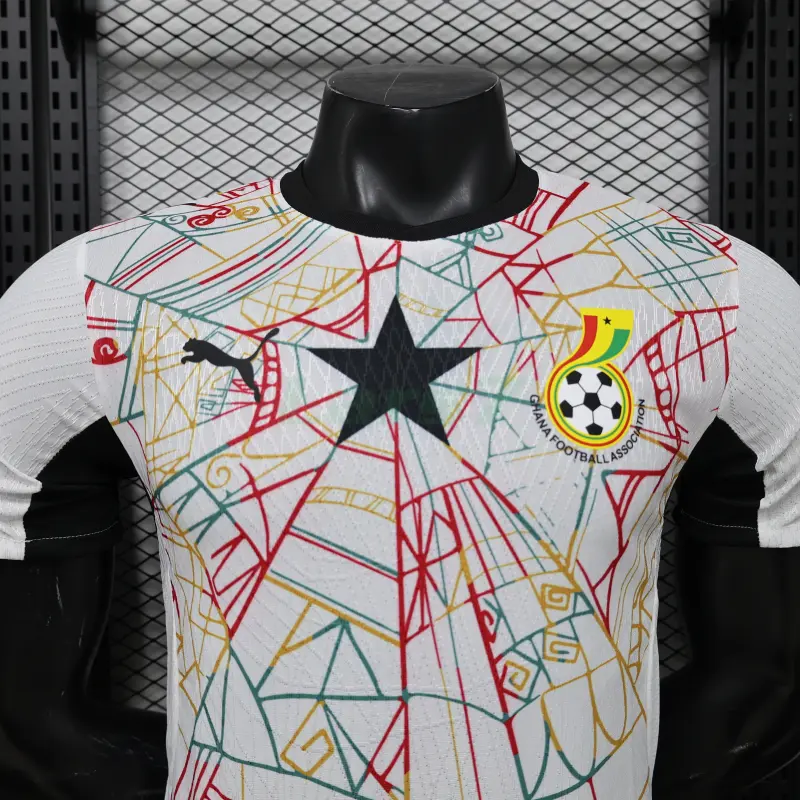 Camiseta Ghana 1ª Equipación Mundial 2026 Blanco (EDICIÓN JUGADOR)