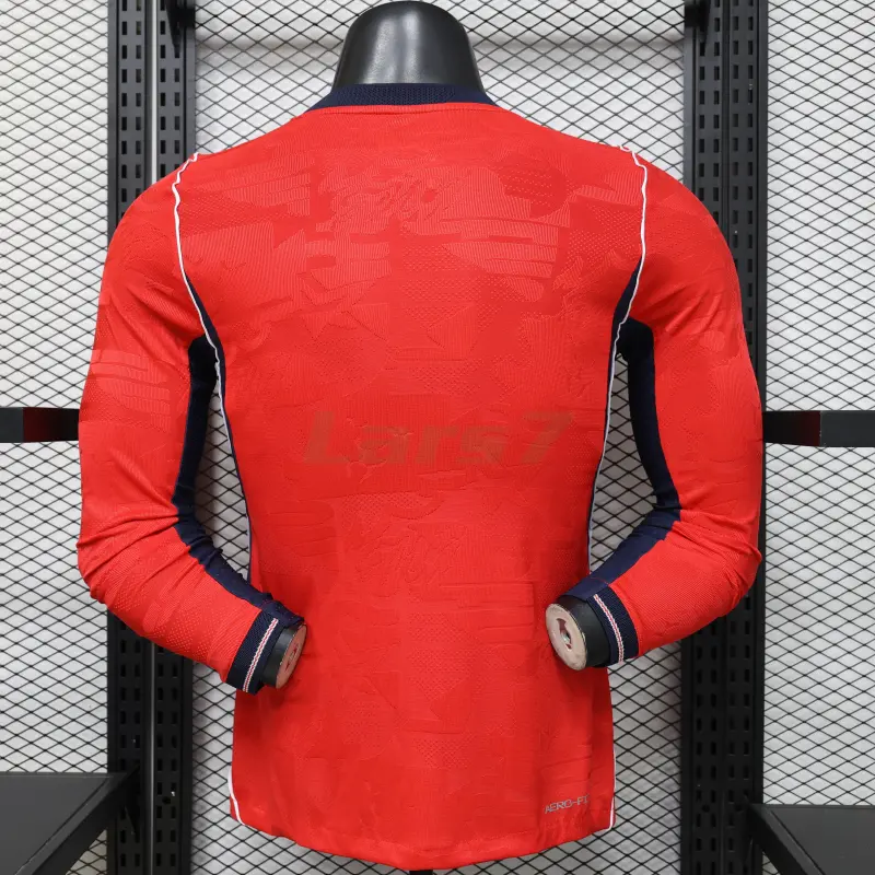 Camiseta Inglaterra 2ª Equipación Mundial 2026 ML Rojo (EDICIÓN JUGADOR)