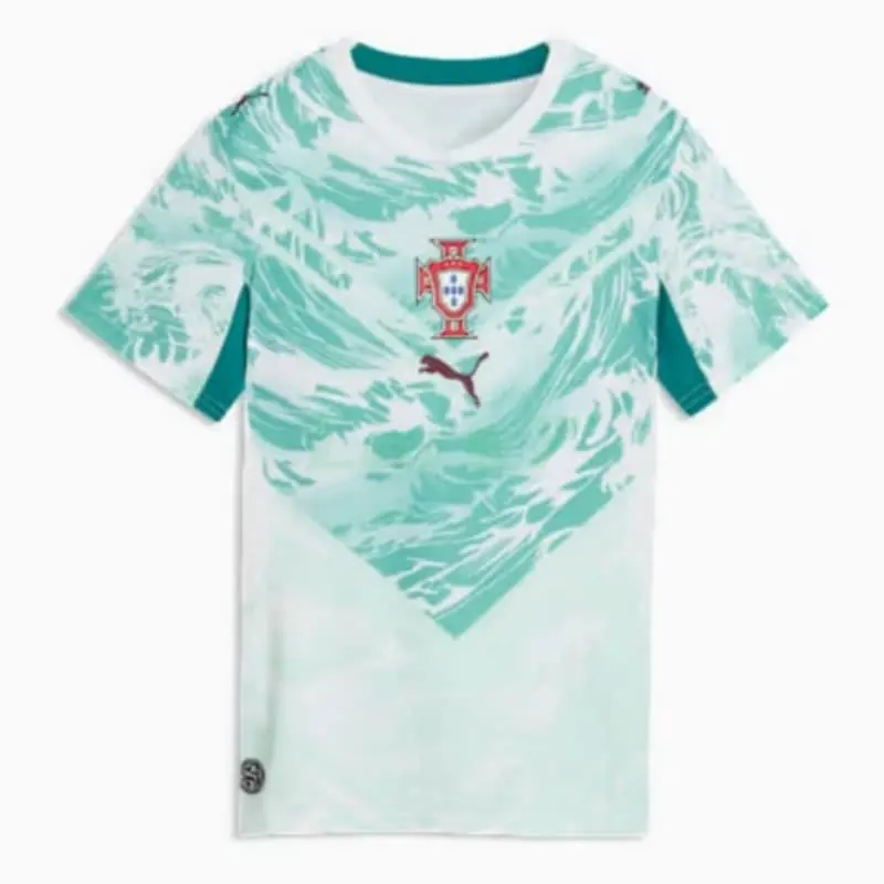 Camiseta Portugal 2ª Equipación Mundial 2026 Verde/Blanco Mujer
